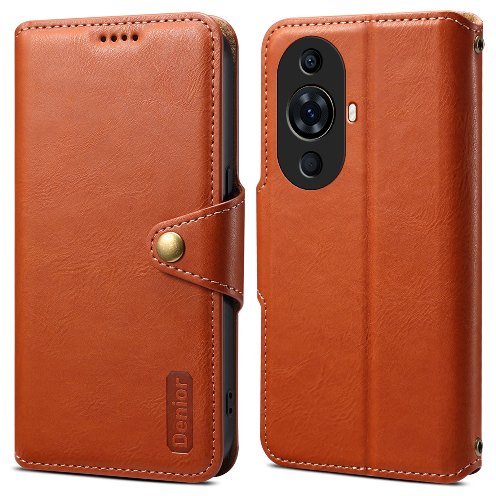 DENIOR For Huawei nova 11 Pro / nova 11 Ultra Case Leather + TPU Wallet Phone Cover DENIOR For Huawei nova 11 Pro / nova 11 Ultra Case Leather + TPU Wallet Phone Cover